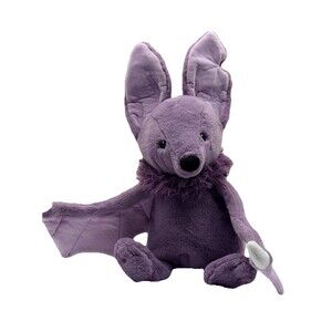 Giggle Scape Purple Plush Bat Posable Wings Super Soft Furry Neck 18” Target
